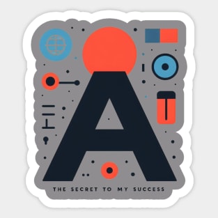 AI - The Secret to My Success Sticker